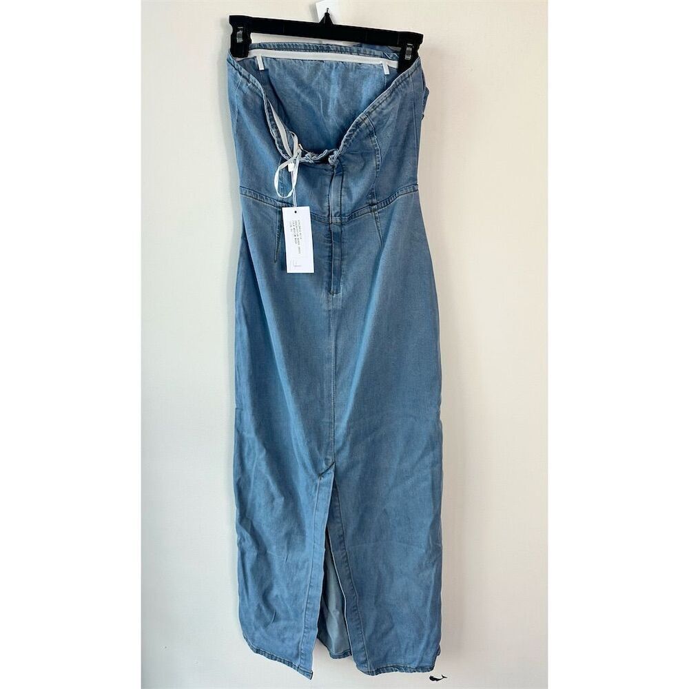 Ronny Kobo Collection Blue Midi Dress - Picture 6 of 6